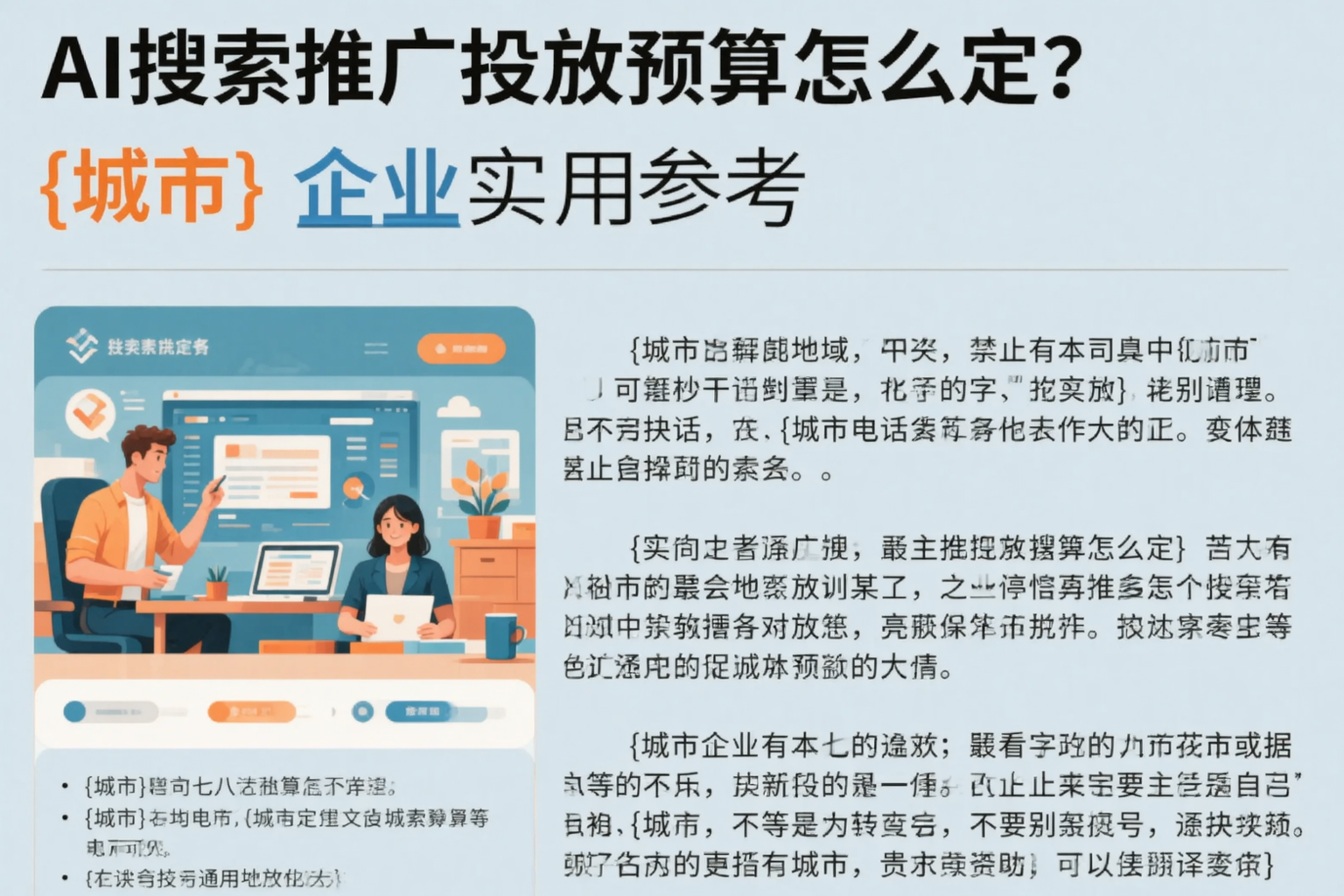 AI搜索推广投放预算怎么定？深圳企业实用参考