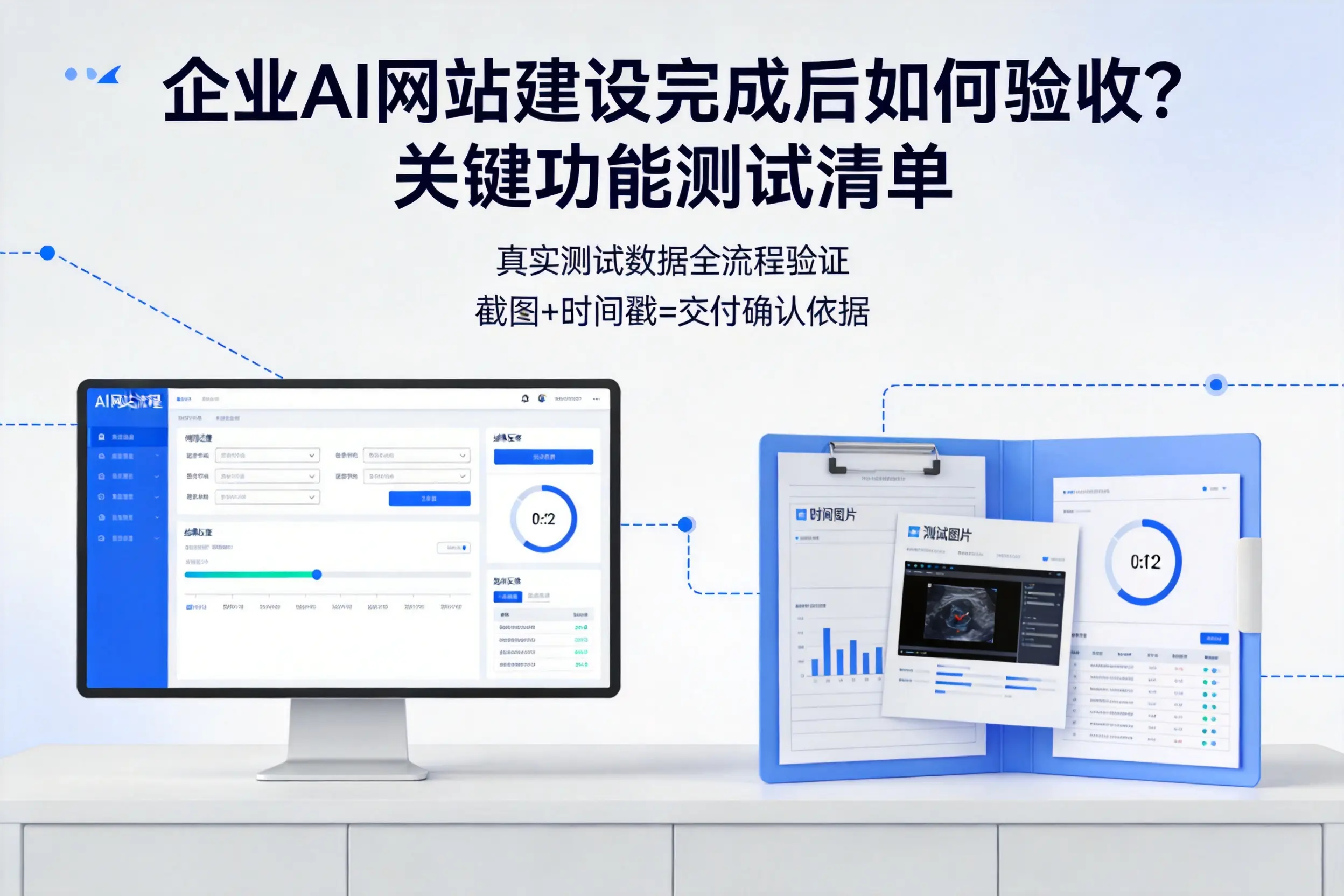 深圳企业AI网站建设完成后如何验收?关键功能测试清单