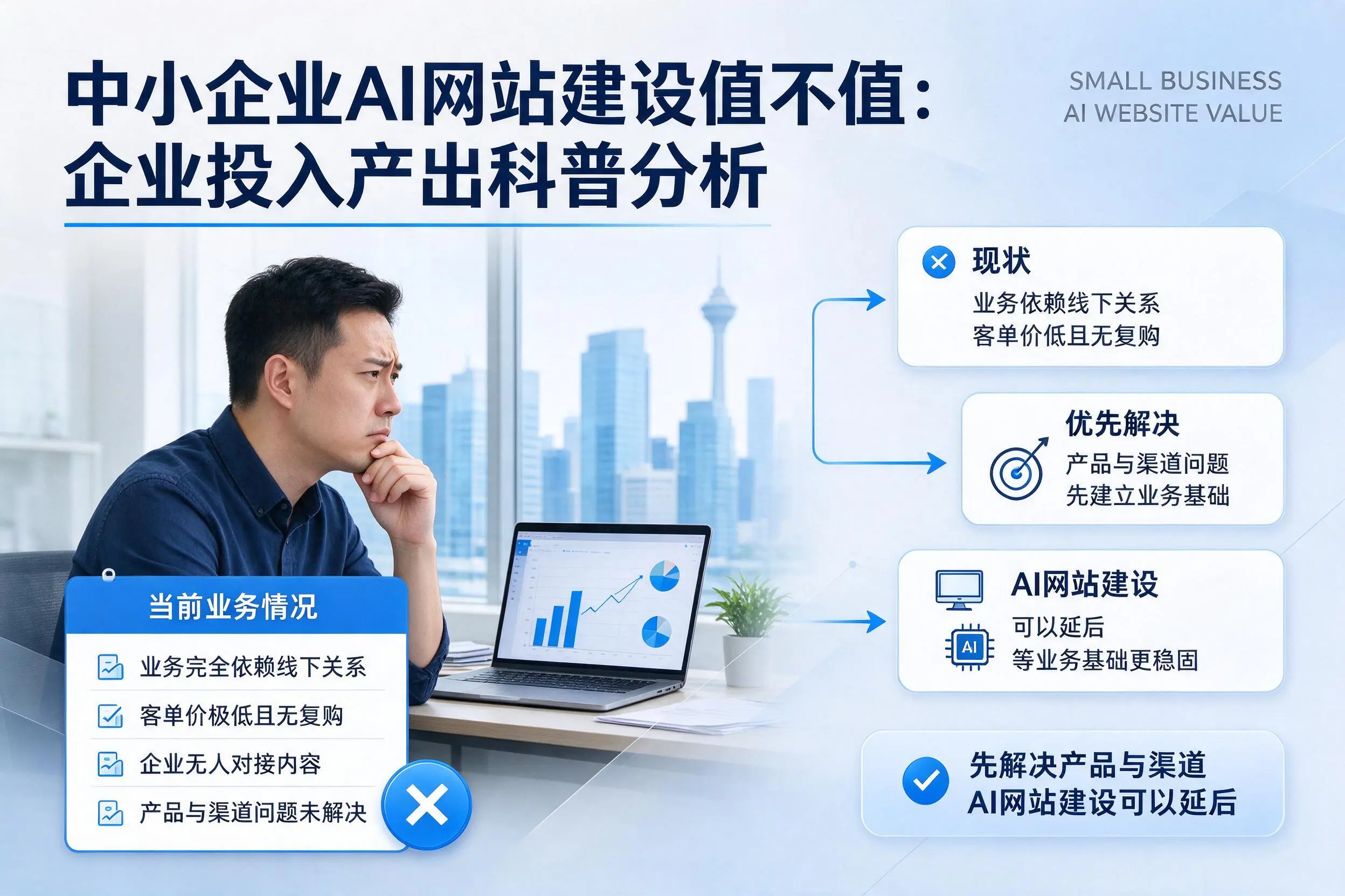 中小企业AI网站建设值不值:深圳企业投入产出科普分析