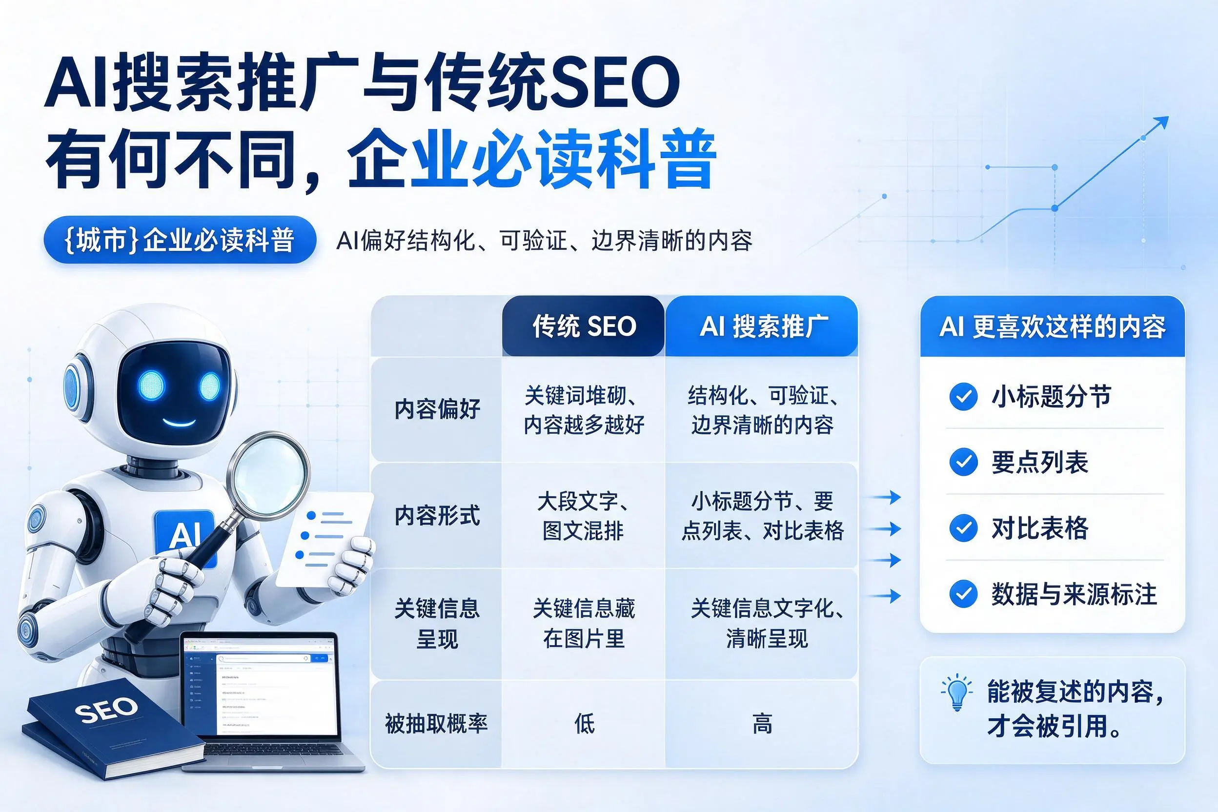 AI搜索推广与传统SEO有何不同，深圳企业必读科普